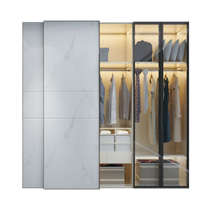 glass wardrobe