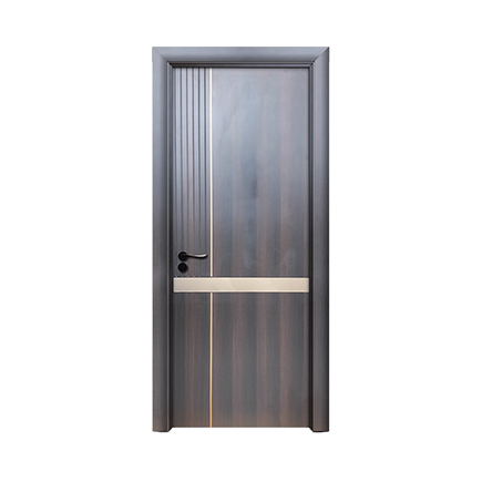 waterproof wood pvc composite wpc door 